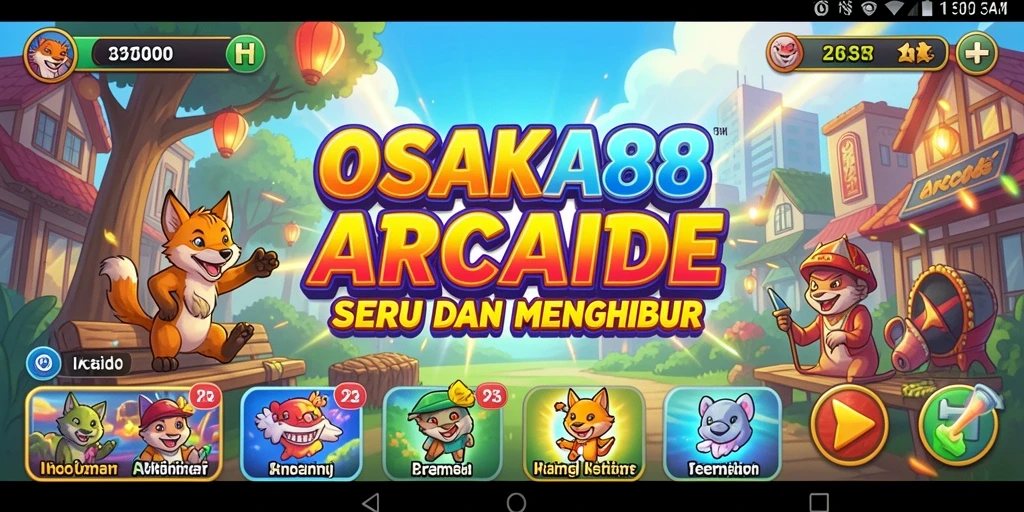 Tampilan antarmuka OSAKA88 yang menarik dan interaktif.