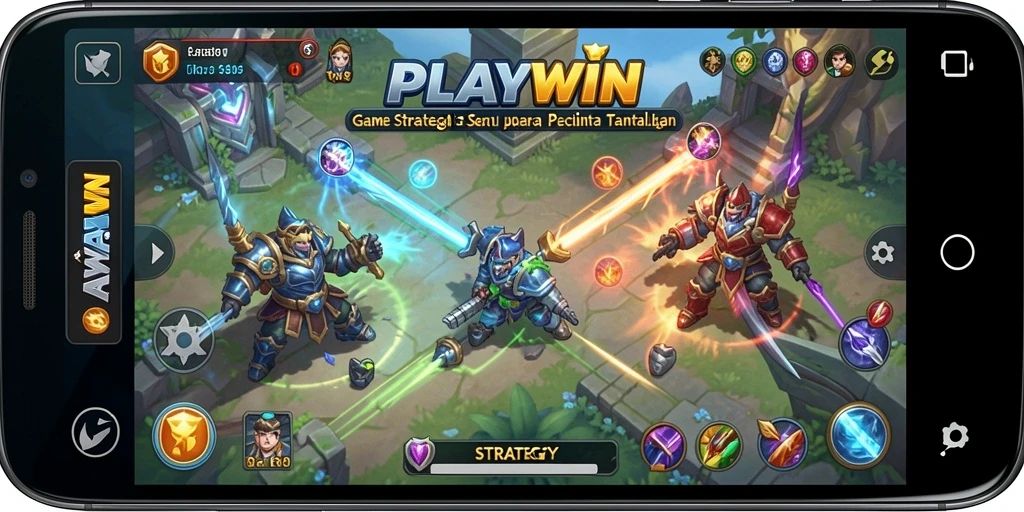 Antarmuka PLAYWIN yang intuitif dan menarik.