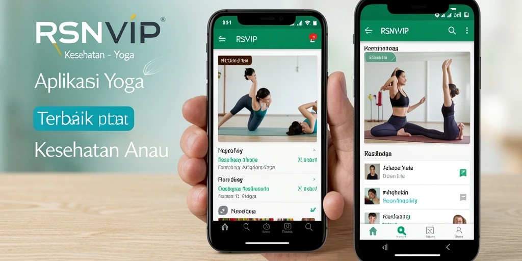 Antarmuka RSNVIP yang menarik dan mudah digunakan untuk latihan Yoga.