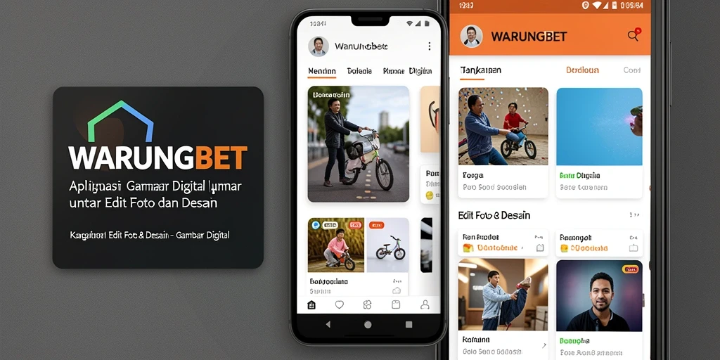 Antarmuka WARUNGBET yang intuitif dan fungsional untuk pengeditan gambar.