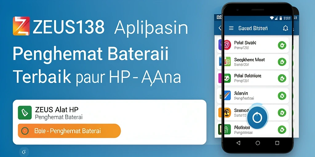Antarmuka ZEUS138 menunjukkan fitur penghemat baterai yang intuitif dan praktis.