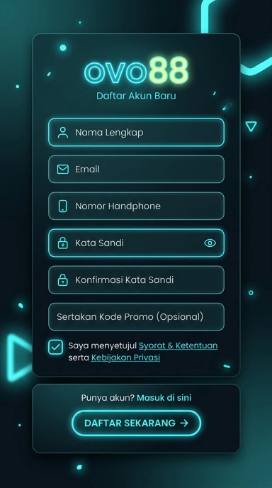 Cara Mudah Buat Akun Baru ovo88 di Android